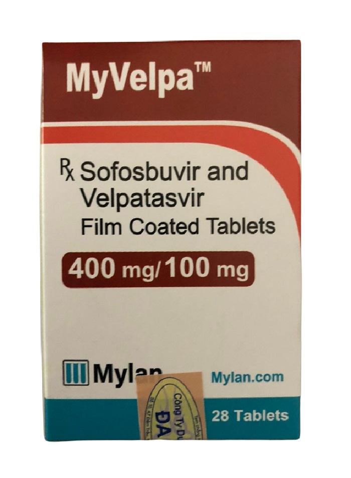 Myvelpa (Velpatasvir và Sofosbuvir)Mylan(H/28V) 