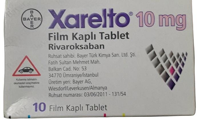 Xarelto 10mg (Rivaroxaban) Bayer Turkey (H/10V)