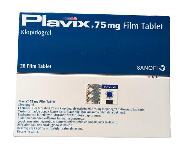 Plavix 75mg (Clopidogrel) Sanofi Turkey (H/28V)