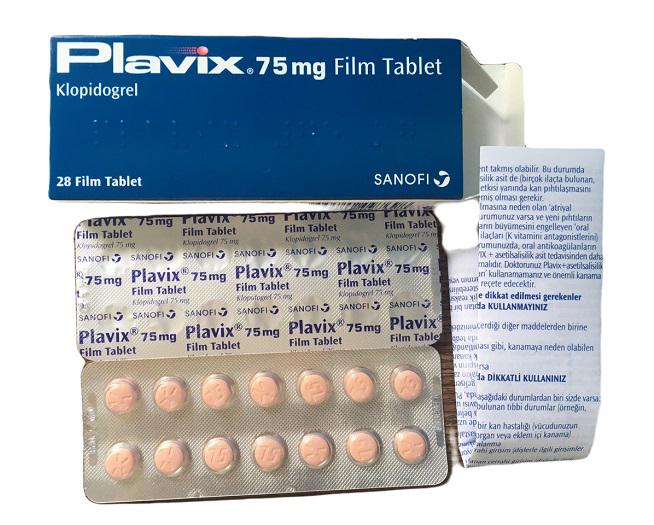 Plavix 75mg (Clopidogrel) Sanofi Turkey (H/28V)