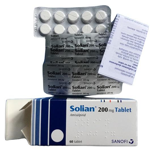 Solian 200mg (Amisulpride) SANOFI Turkey (H/60V)