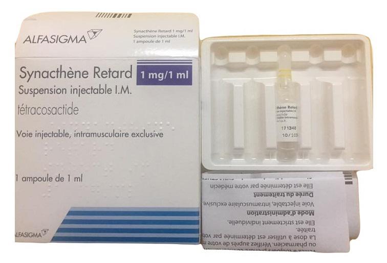 Synacthene Retard 1mg (Tetracosactide Acetate) Alfasigma France (H/1 ong)