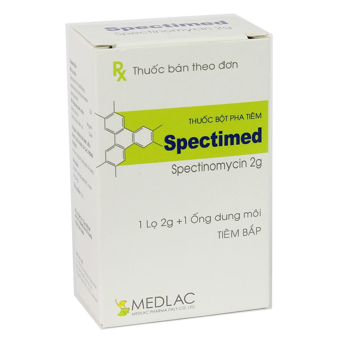 Spectimed (Spectinomycin) 2g Medlac (H/1o/1Dm)