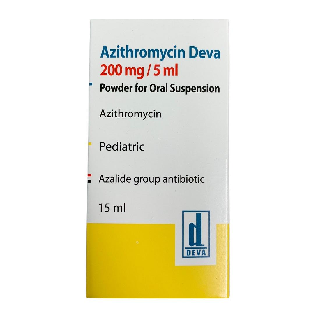 Azithromycin 200mg/5ml Deva (C/15ml)