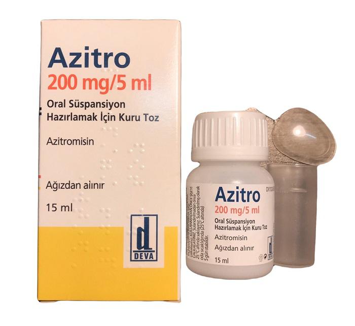 Azitro 200mg/5ml (Azithromycin) DEVA Turkey (H/15ml)