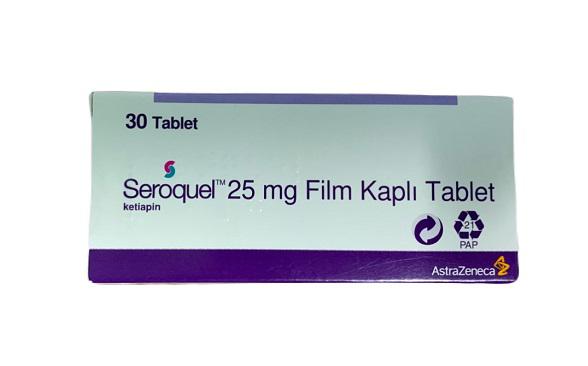 Seroquel (Quetiapine) 25mg Astrazeneca (H/30v)TNK