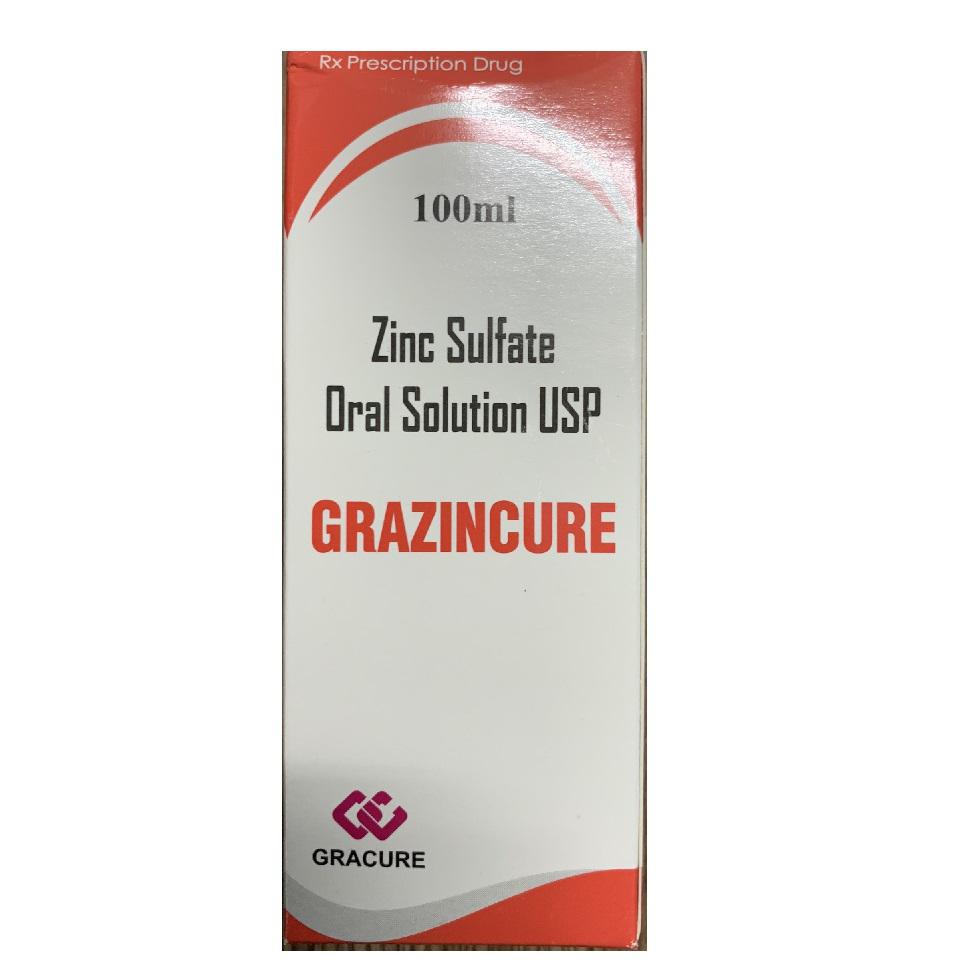 Siro Grazincure Kẽm Sulfat 10mg Gracure (C/100ml)