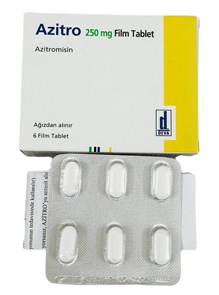 Azitro 250mg (Azithromycin) DEVA (H/6V) TNK