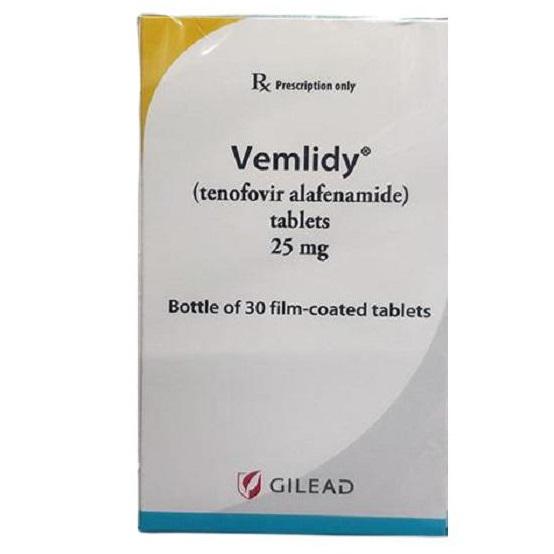 Vemlidy 25mg (Tenofovir) Gilead (H/30V)
