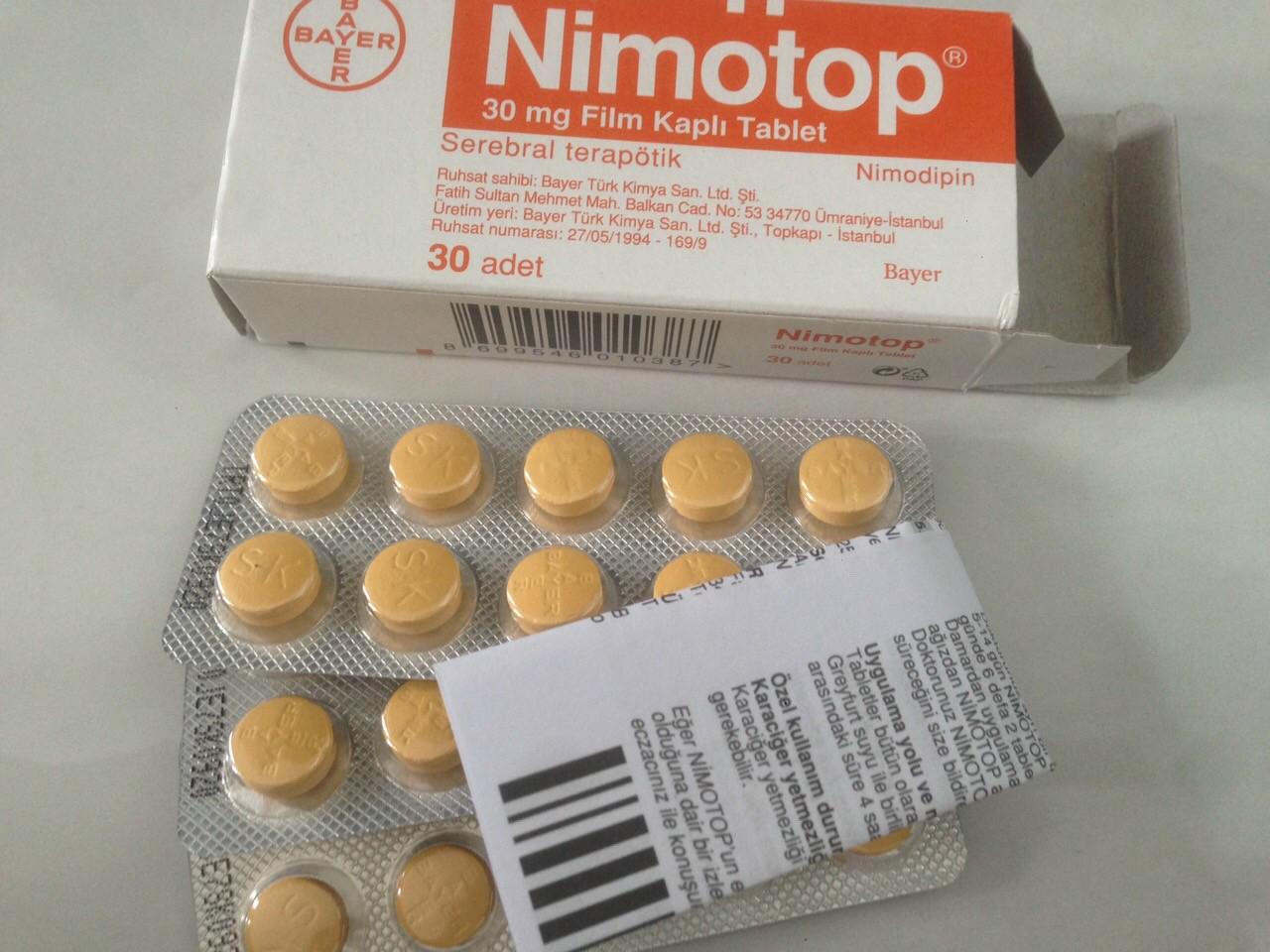 Nimotop 30 mg (Nimodipine) Bayer (H/30V)