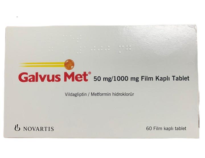 Galvus Met 50mg/1000mg (Vildagliptin, Metformin) Novartis (H/60v) TNK