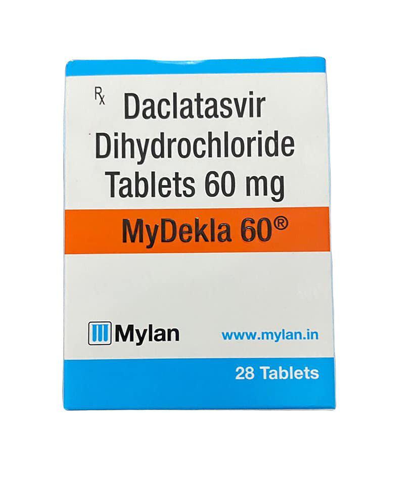 Mydekla 60 mg (Daclatasvir) Mylan (H/Lọ 28V) INDIA
