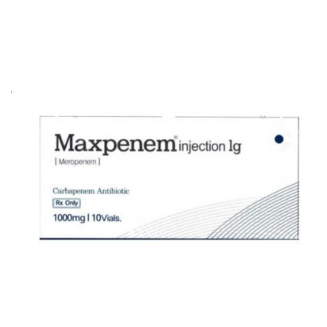 Maxpenem 1g (Meropenem) JW Pharmaceutica (Hộp/10Lọ)