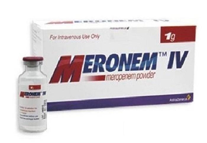 Meronem 1g (Meropenem) Astrazeneca (H/10lọ/30ml)