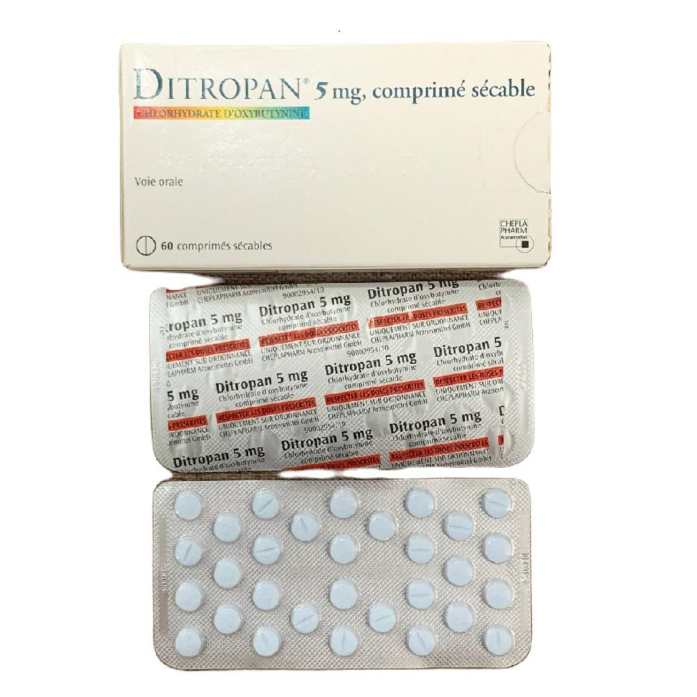 Ditropan 5mg (Chlorhydrate D'Oxybutynine) Chepla Pharm (H/60v)