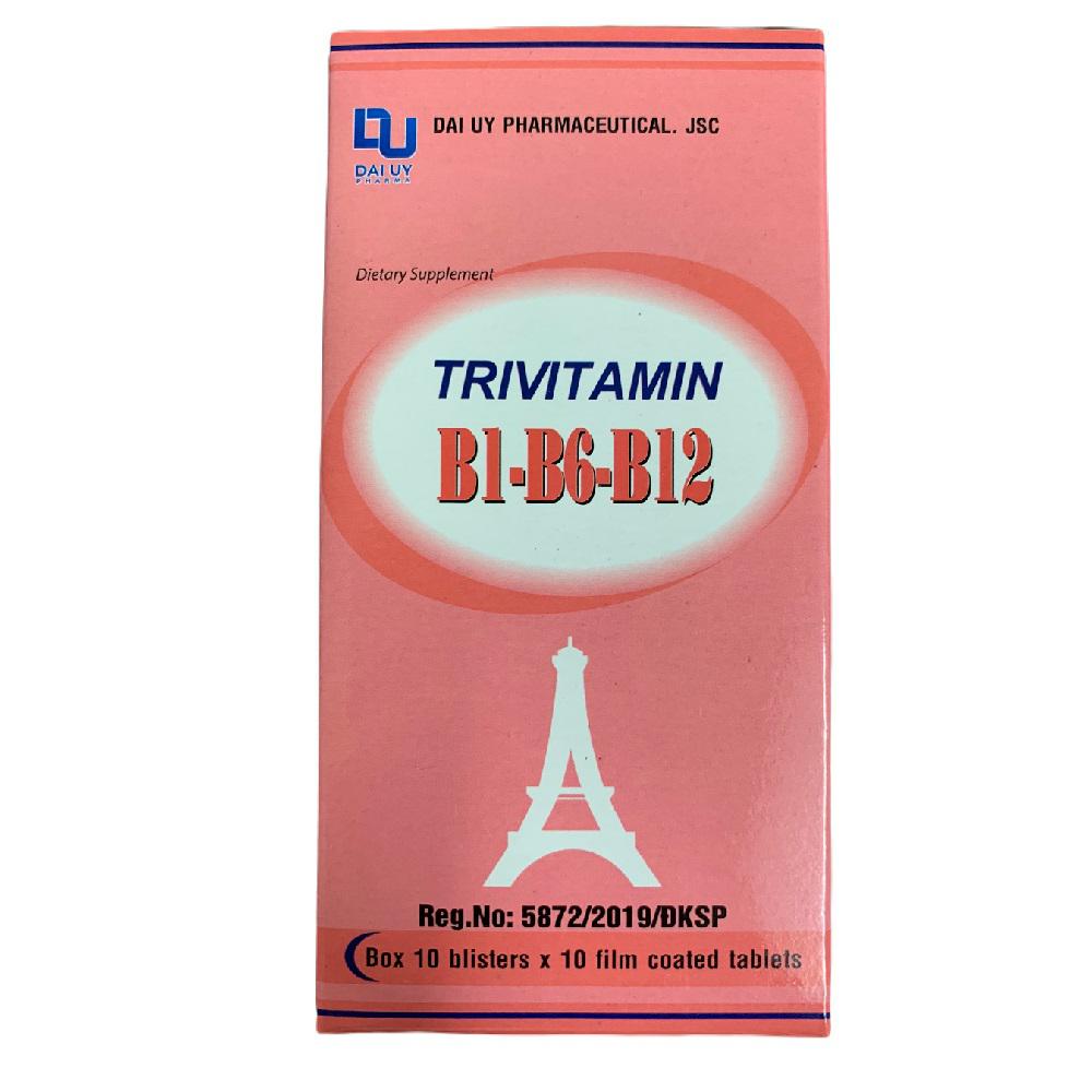 Trivitamin 3b Đại Uy (H/100v) (Viên Nén)