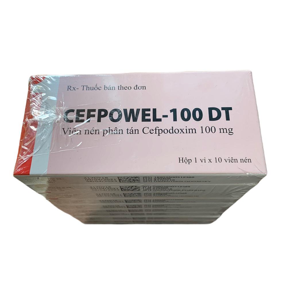 Cefpowel - 100 DT (Cefpodoxim) Akums (Lốc/10H/10v)