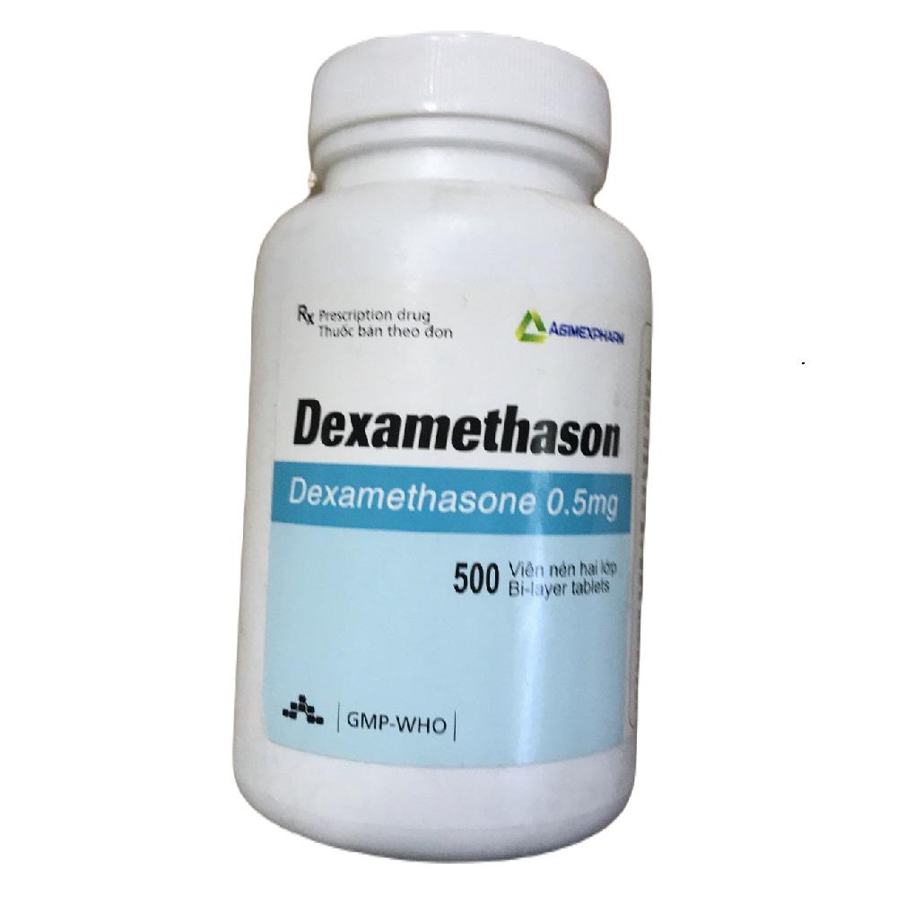 Dexamethason 0.5mg Agimexpharm (C/500v)