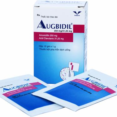 Augbidil 250mg/31.25mg (Amoxicillin, Acid Clavulanic) Bidiphar (H/12g)