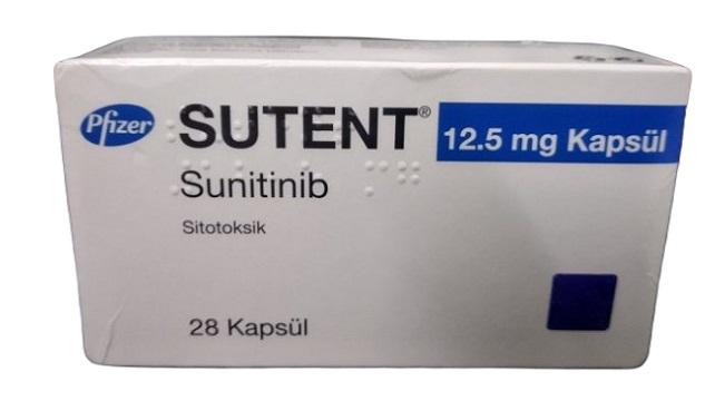 Sutent 12.5mg(Sunitinib) Pfizer (H/28V)TNK