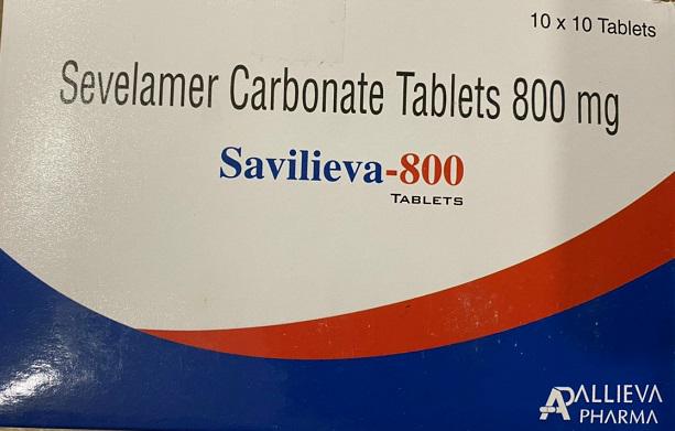 Savilieva 800 (Sevelamer carbonate) ADALIEVA (H/100V) INDIA