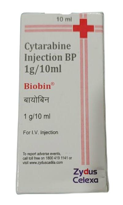 Biobin 1g/10ml (Cytarabine) Zydus (H/1 Lọ) INDIA