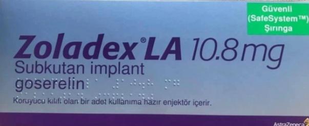 Zoladex 10.8mg (Goserelin) AstraZeneca  (H/ 1 ống tiêm) TNK