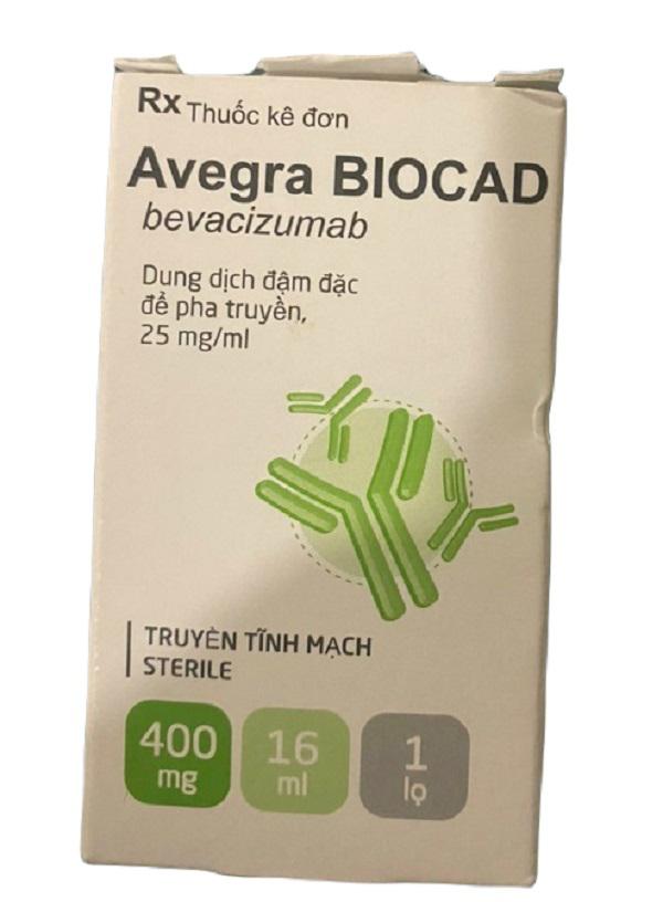 Avegra Biocad 400mg/16ml (Bevacizumab) Hộp 1 lọ 