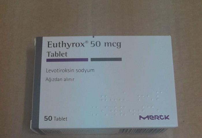 Euthyrox 50mcg (Levothyroxin) Merck (H/50V) TNK