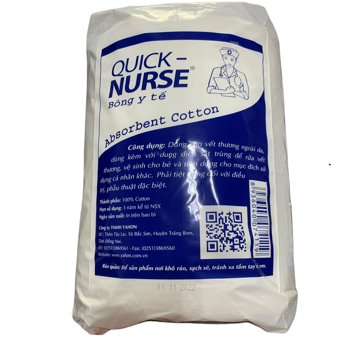 Bông Y Tế Quick Nurse (Bịch/1kg)