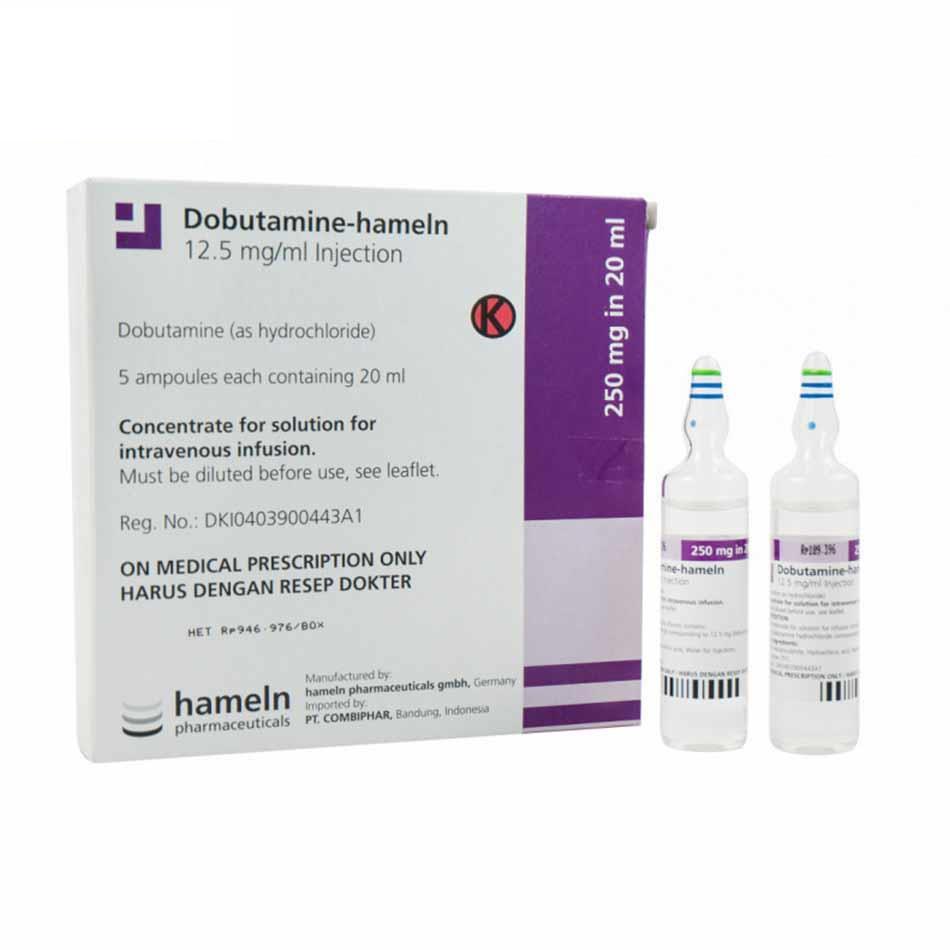 Dobutamine Hameln 12.5mg/ml (Hộp/5 ống)
