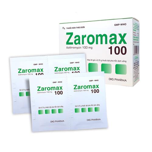 Zaromax 100 (Azithromycin) DHG Pharma (H/24gói)