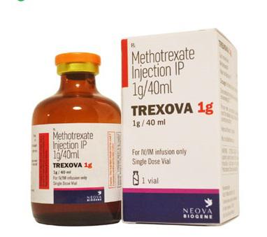 Trexova 1g/40ml (Methotrexat) Neova Biogene (H/1 Lọ 40ml)