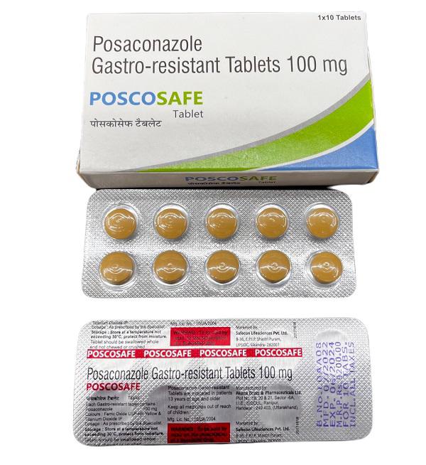 Poscosafe 100mg (Posaconazole) Safecon (H/100V) INDIA