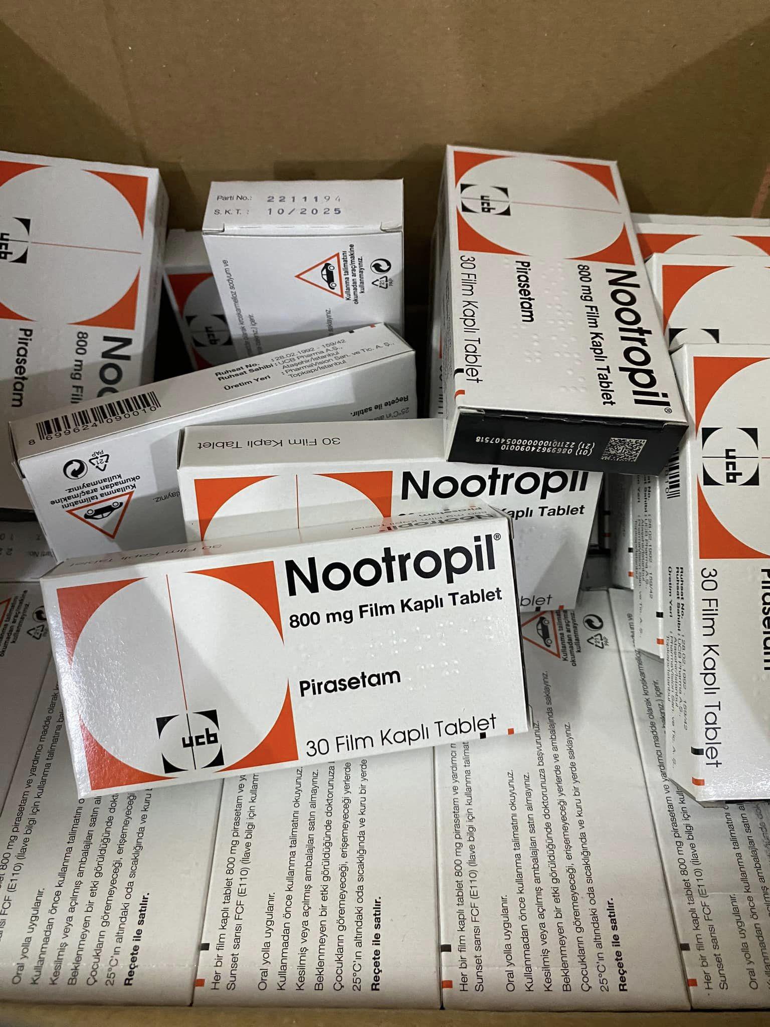 Nootropil 800mg (Piracetam) Ucb Turrkey (H/30V)