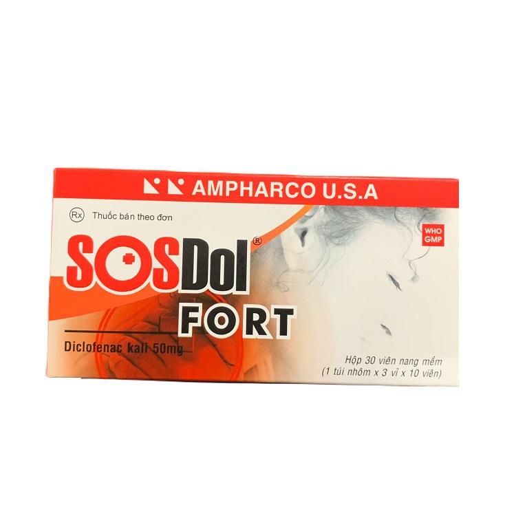 Sosdol 50mg (Diclofenac) Ampharco (H/30v)