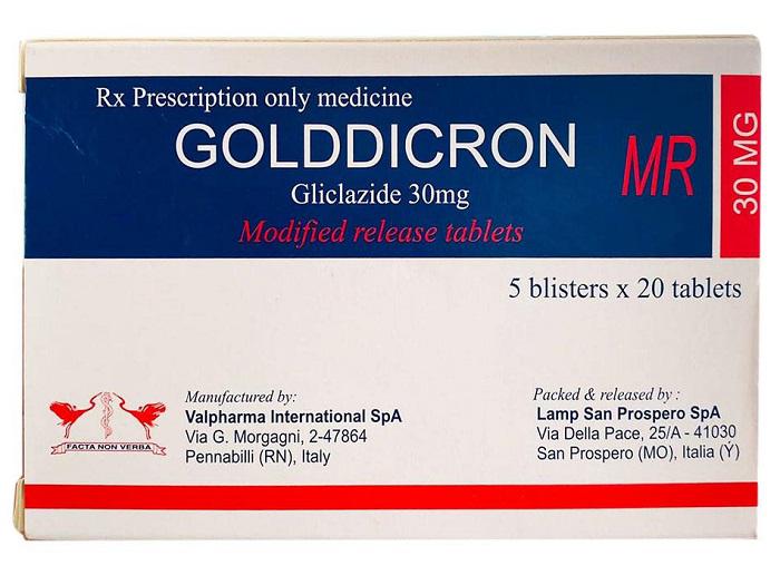 Golddicron 30mg (Gliclazide) Valpharma (H/100V)