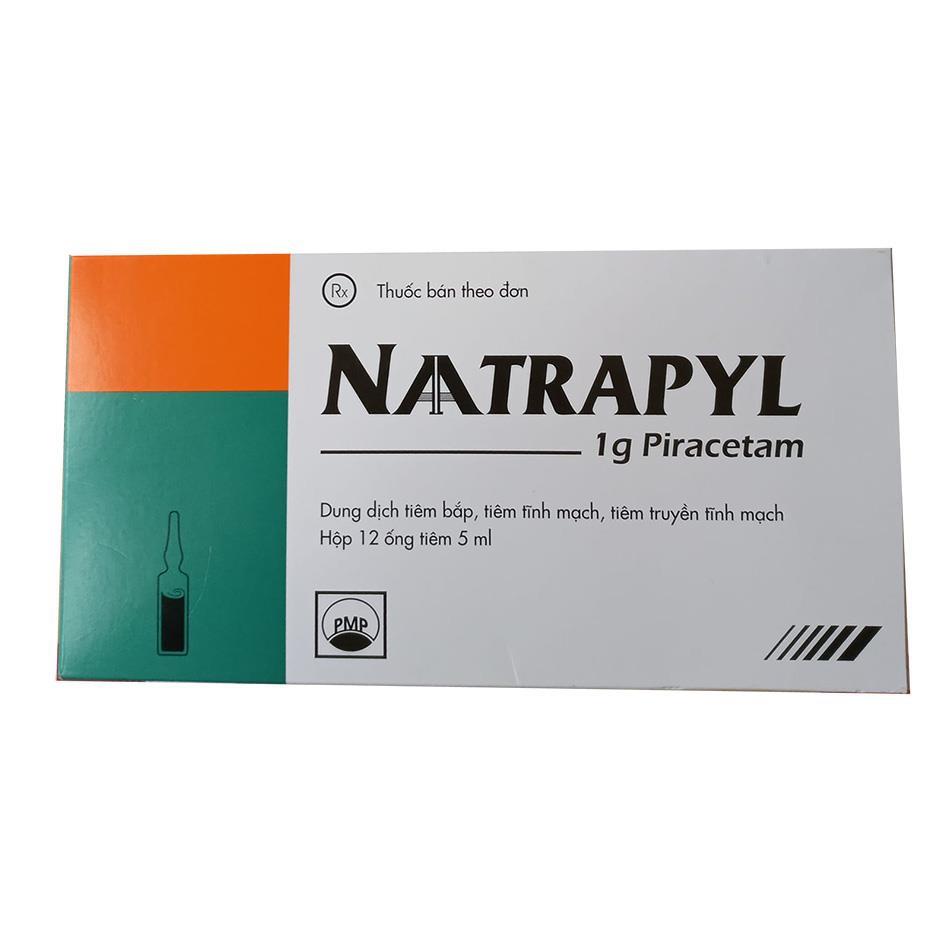 Naatrapyl 1g (Piracetam) Pymepharco (H/12ống/5ml)