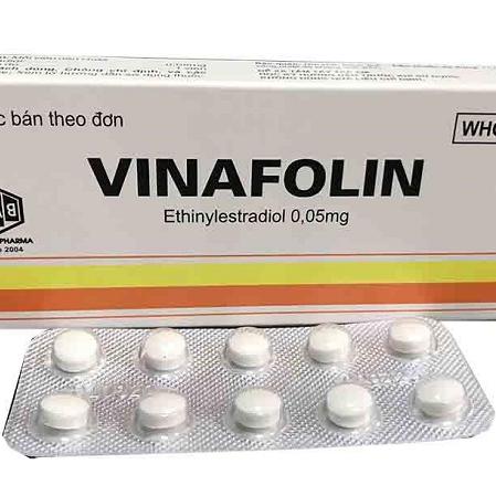 Vinafolin 0.05 mg (Ethinylestradiol) DP Ba Đình (H/10V)