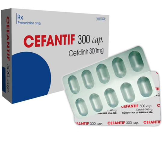 Cefantif 300mg (Cefdinir) US Pharma (H/20v)