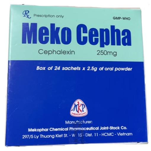 Meko Cepha (Cephalexin) 250mg Mekophar (H/24g)