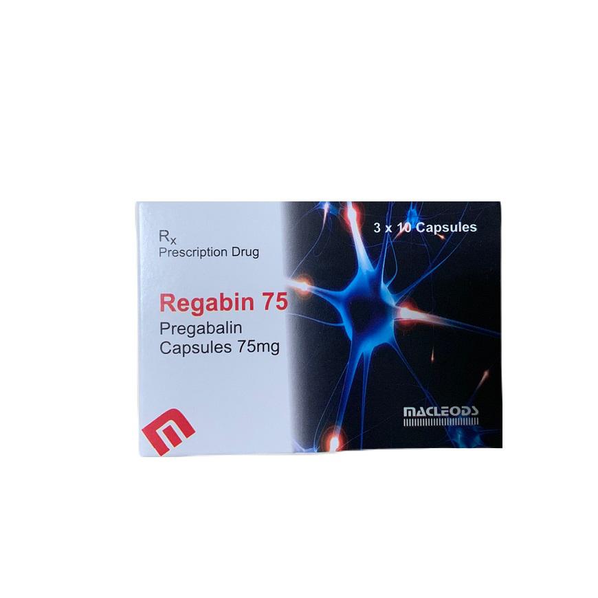 Regabin 75 (Pregabalin) Macleods (H/30v)