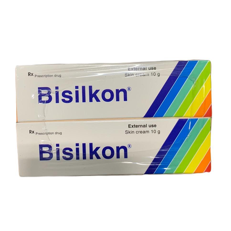 Bisilkon Cream Bidiphar (Lốc/10Tuýp/10gr)