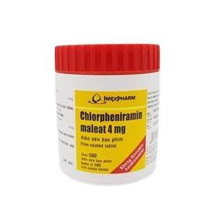 Clorpheniramin 4mg Imexpharm (C/500v)