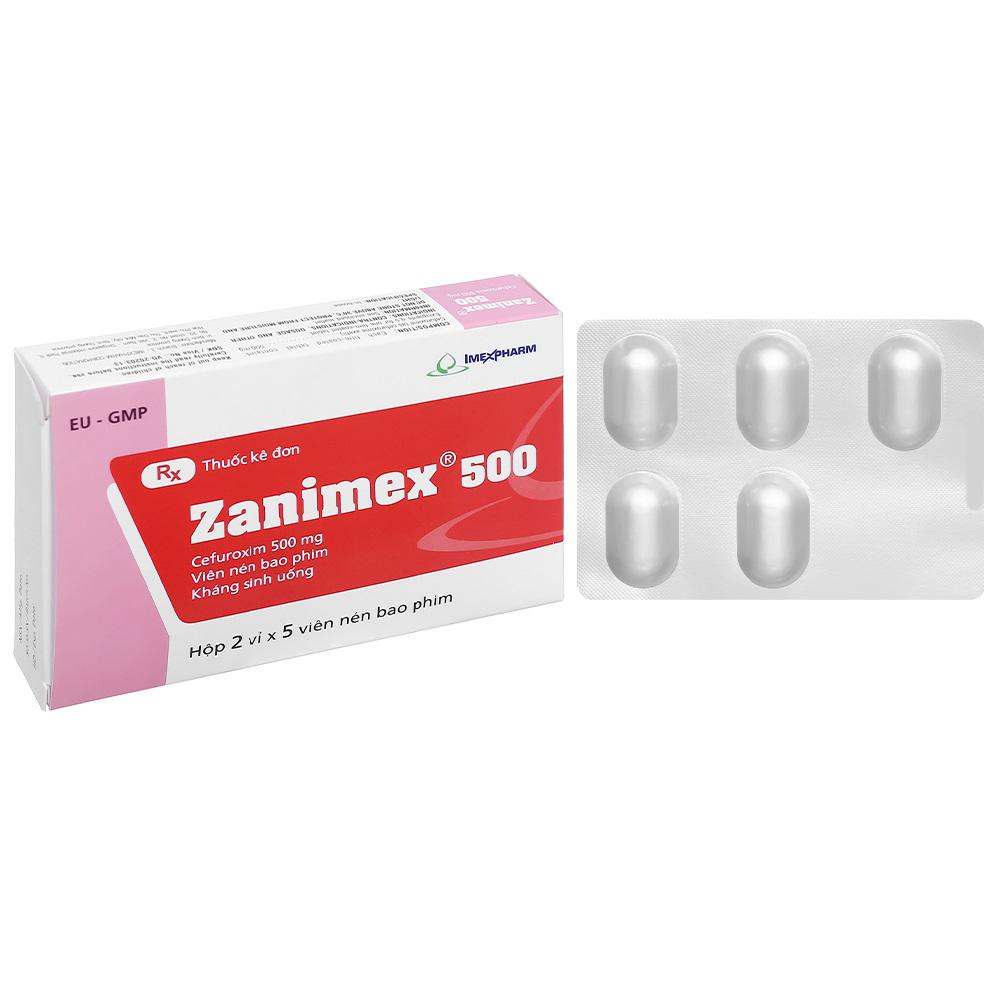 Zanimex 500 (Cefuroxim) Imexpharm (H/10v)