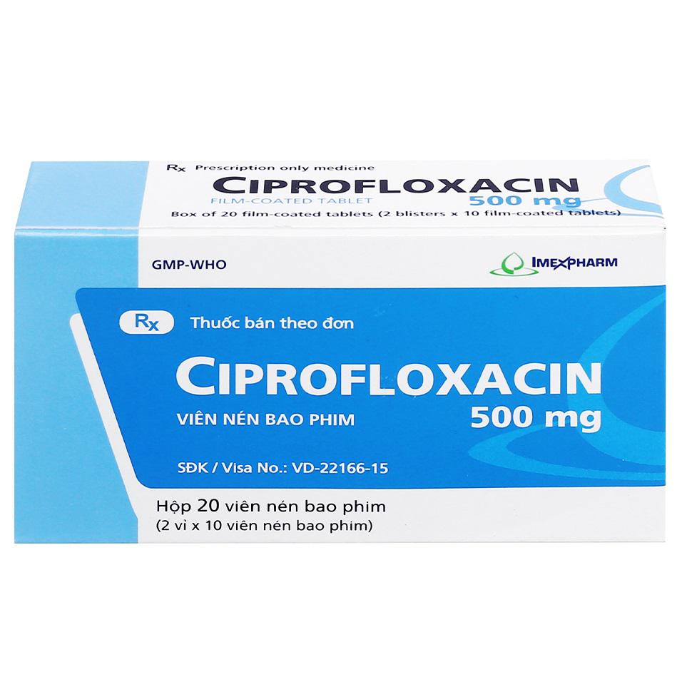 Ciprofloxacin 500 Imexpharm (H/20v)