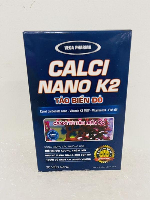 Calci Nano K2 Tảo Biển Đỏ Phương Đông (C/30v)