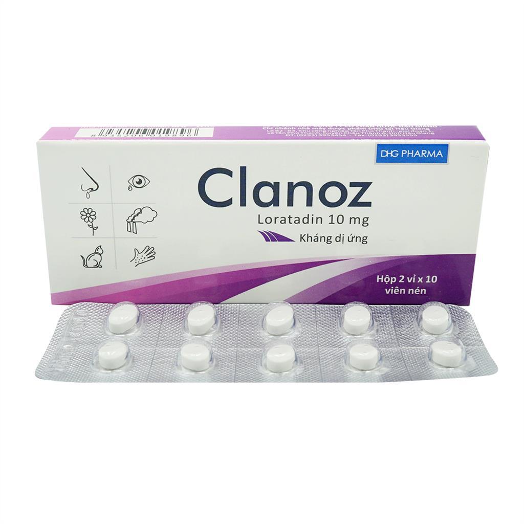 Clanoz (Loratadin) 10mg DHG Pharma (H/20v)