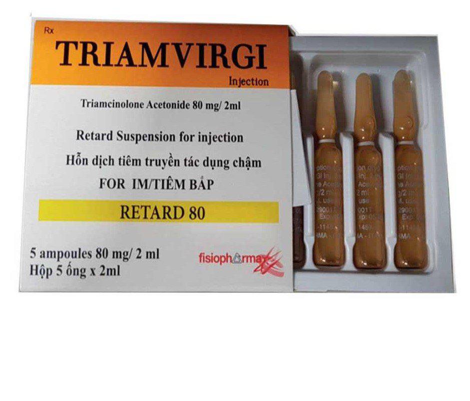 Triamvirgi 80mg/2ml (Triamcinolone) Fisiopharma (H/5o/2ml) 