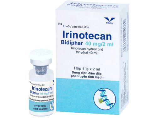 Irinotecan bidiphar 40mg/2ml (Irinotecan) Hộp 1 Lọ